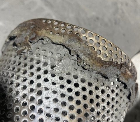 保炎筒清掃